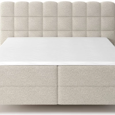 Doppelbett (180x200) MIRELLO - Dunkelbeige
