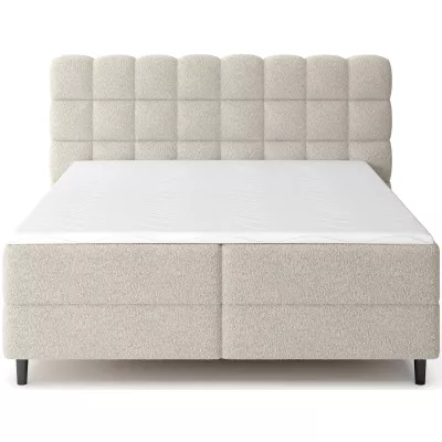 Doppelbett (180x200) MIRELLO - Dunkelbeige