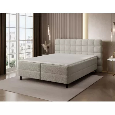 Doppelbett (180x200) MIRELLO - Dunkelbeige