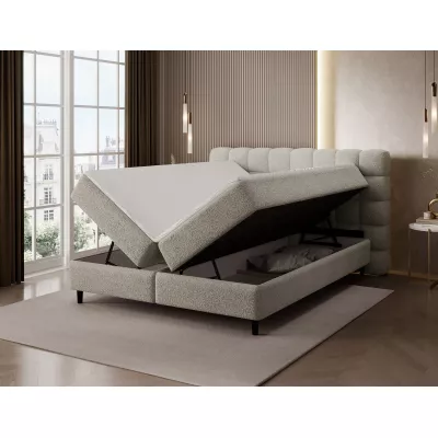 Doppelbett (180x200) MIRELLO - Dunkelbeige