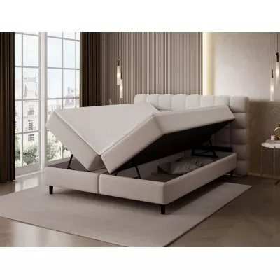 Doppelbett (180x200) MIRELLO - Hellbeige