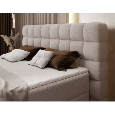 Doppelbett (180x200) MIRELLO - Hellbeige