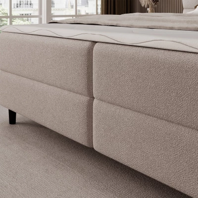 Doppelbett (180x200) MIRELLO - Hellbeige
