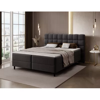 Doppelbett (180x200) MIRELLO - schwarz