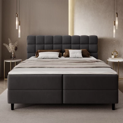 Doppelbett (180x200) MIRELLO - schwarz