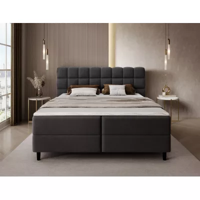 Doppelbett (180x200) MIRELLO - schwarz