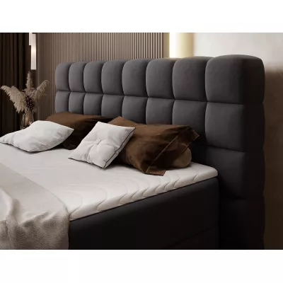 Doppelbett (180x200) MIRELLO - schwarz