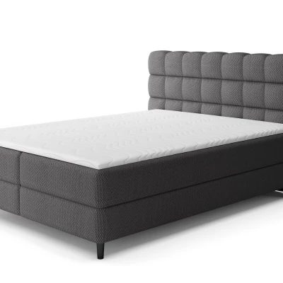 Doppelbett (180x200) MIRELLO - Dunkelgrau