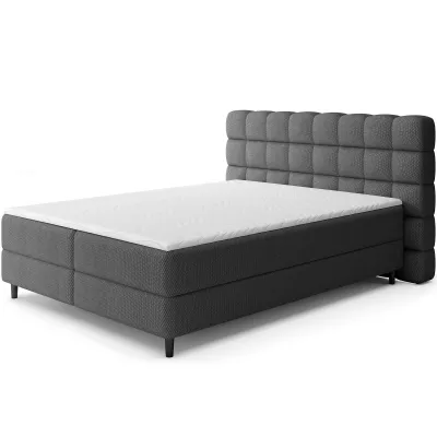 Doppelbett (180x200) MIRELLO - Dunkelgrau