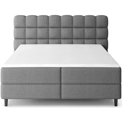 Doppelbett (180x200) MIRELLO - Dunkelgrau