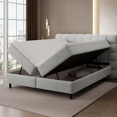 Doppelbett (180x200) MIRELLO - hellgrau