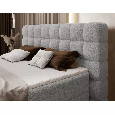 Doppelbett (180x200) MIRELLO - hellgrau