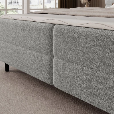Doppelbett (180x200) MIRELLO - hellgrau