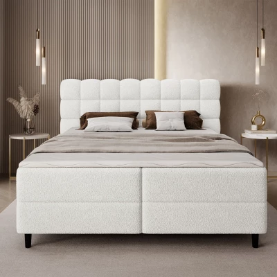 Doppelbett (180x200) MIRELLO - weiß