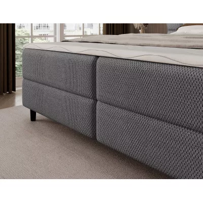 Doppelbett (180x200) MIRELLO - Dunkelgrau