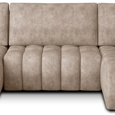 Großes U-förmiges Sofa LIOR – hellbeige, linke Ausführung