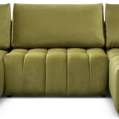 Großes U-förmiges Sofa LIOR – hellgrün, linke Ausführung