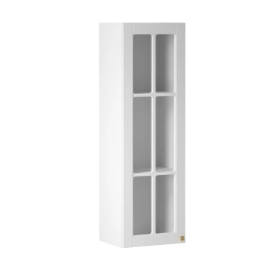 Glasvitrine LUMEA – Breite 40 cm, weiß