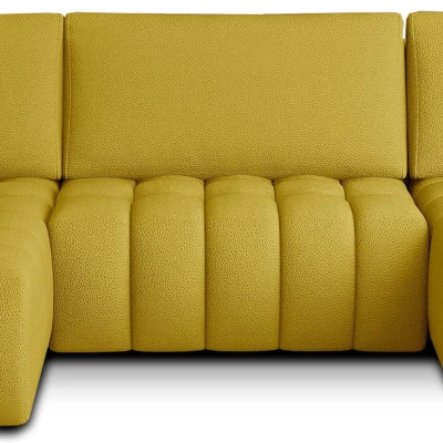 Großes U-förmiges Sofa LIOR – gelb, rechte Ausführung