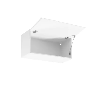 Hängeschrank mit Flügeltüren ARBOR – Breite 80 cm, Hochglanzweiß / Weiß