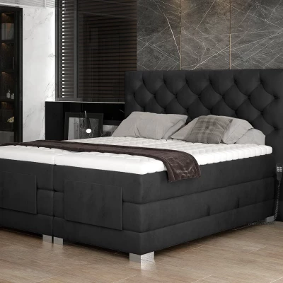 Elektrisch verstellbares Bett 160x200 LIVANO - schwarz