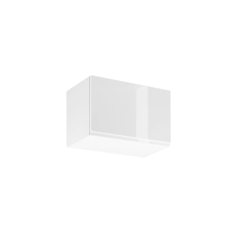 Hängeschrank mit Flügeltüren ARBOR – Breite 60 cm, Hochglanzweiß / Weiß