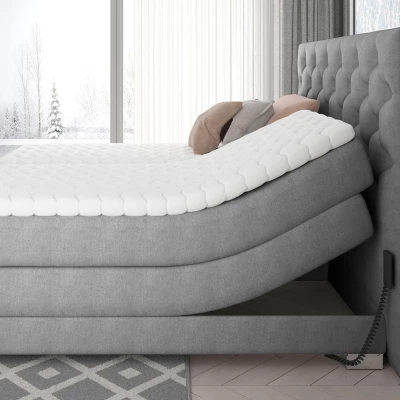 Verstellbares Doppelbett 180x200 LIVANO - beige
