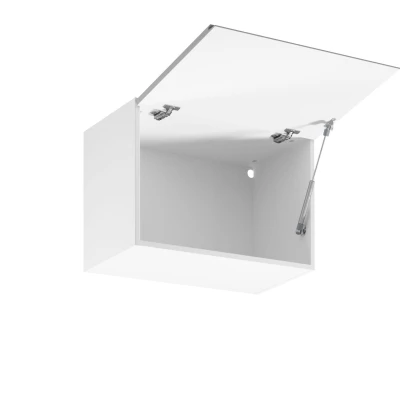 ARBOR Hängeschrank mit Klappfunktion – Breite 60 cm, Hochglanzgrau/Weiß