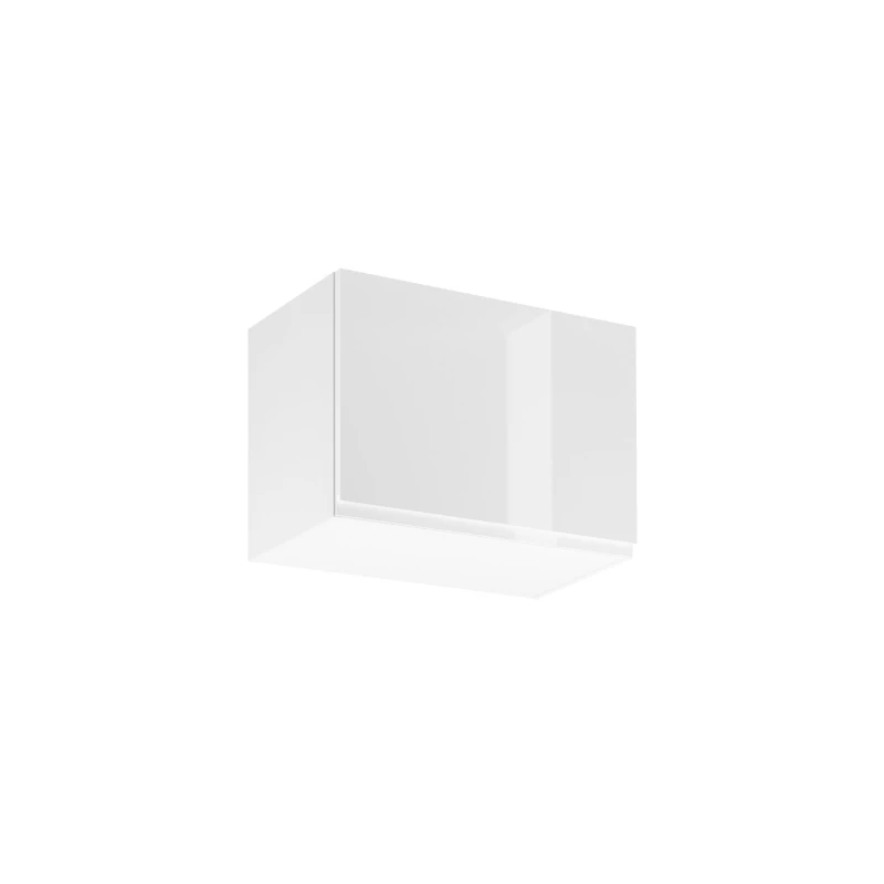 ARBOR Hängeschrank mit Klappfunktion – Breite 60 cm, Hochglanzweiß / Weiß