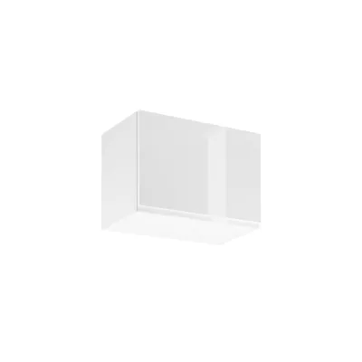 ARBOR Hängeschrank mit Klappfunktion – Breite 60 cm, Hochglanzweiß / Weiß