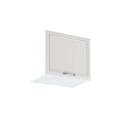 Kippbarer Oberschrank SILVARA – Breite 50 cm, Kiefernholz/Weiß