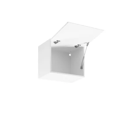 ARBOR Hängeschrank mit Klappfunktion – Breite 50 cm, Hochglanzweiß / Weiß
