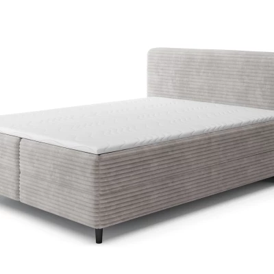 Doppelbett (180x200 cm) CELINO - hellgrau