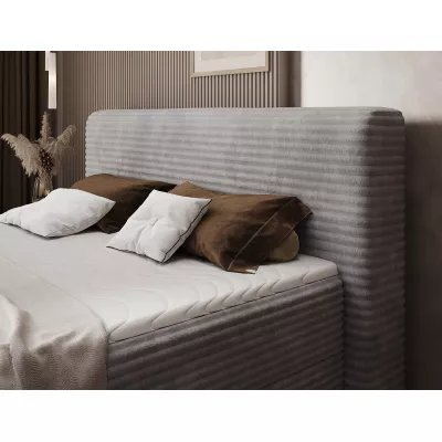 Doppelbett (180x200 cm) CELINO - hellgrau