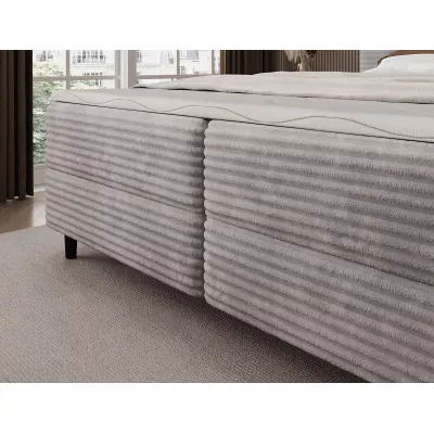 Doppelbett (180x200 cm) CELINO - hellgrau