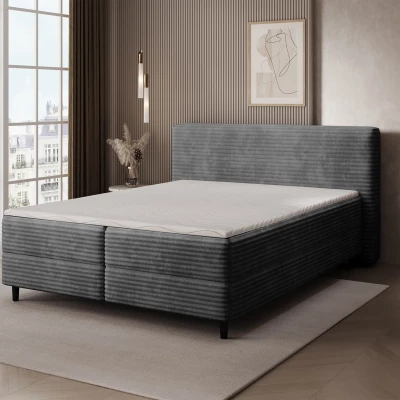 Doppelbett (180x200 cm) CELINO - grau
