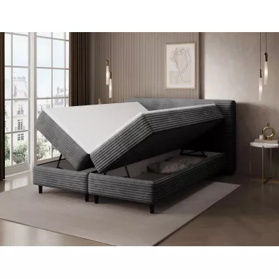 Doppelbett (180x200 cm) CELINO - grau