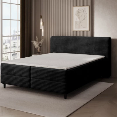 Doppelbett (180x200 cm) CELINO - schwarz