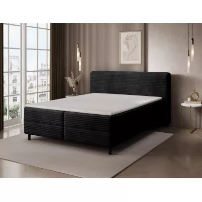Doppelbett (180x200 cm) CELINO - schwarz