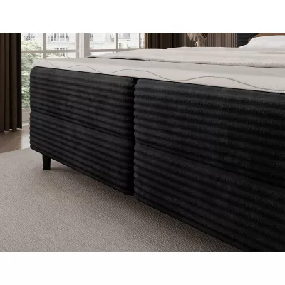 Doppelbett (180x200 cm) CELINO - schwarz