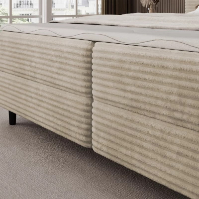 Doppelbett (180x200 cm) CELINO - Hellbeige