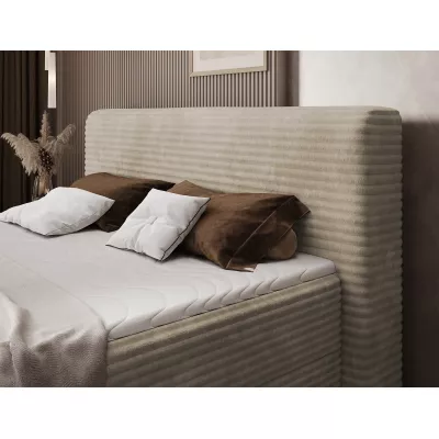 Doppelbett (180x200 cm) CELINO - Hellbeige