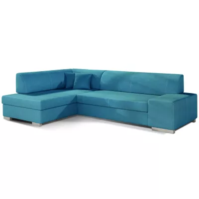 Wohnzimmersofa AMALTHEA - blau, linke Ecke