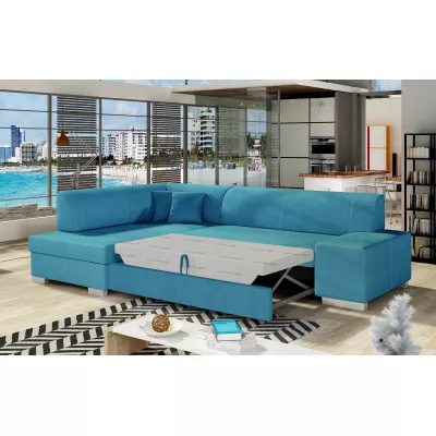 Wohnzimmersofa AMALTHEA - blau, linke Ecke