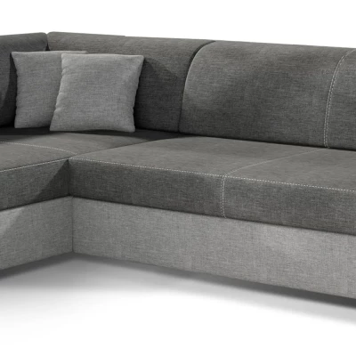 Wohnzimmersofa AMALTHEA – Esche/Hellgrau, linke Ecke