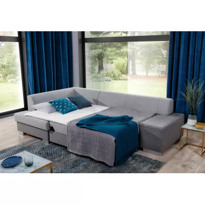 Wohnzimmersofa AMALTHEA – grau/aschfarben, linke Ecke