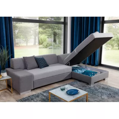Wohnzimmersofa AMALTHEA – dunkelbraun, rechte Ecke