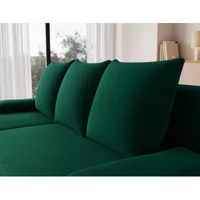 Klapp-Ecksofa BLAISE - Dunkelgrün