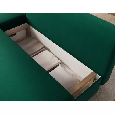 Klapp-Ecksofa BLAISE - Dunkelgrün