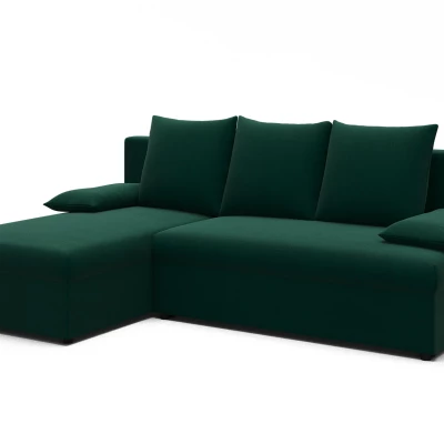 Klapp-Ecksofa BLAISE - Dunkelgrün